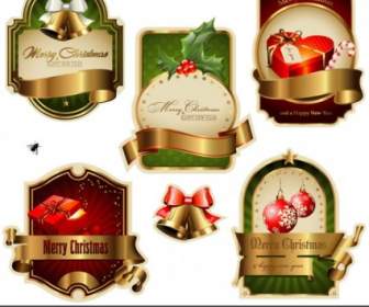 Christmas Vector Labels Vector