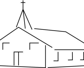 教会の建物クリップアート