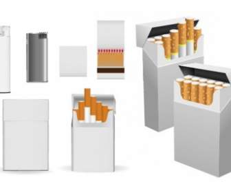 Cigarette Theme Vector