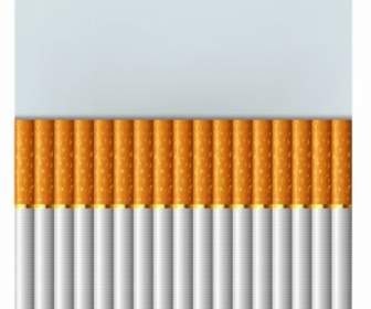 Cigarettes Stacked Up