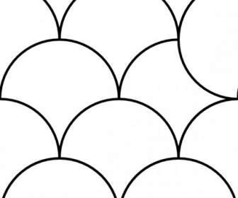 Cercles Modèle Tuile Clipart