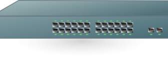 Cisco Fast Ethernet Switch-ClipArt