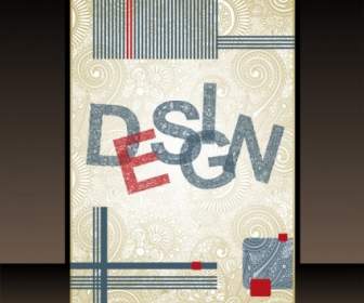 Klassisches Buch Cover Design Vektor
