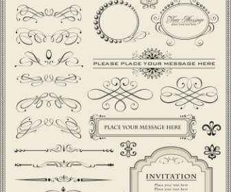 Classic Europeanstyle Lace Pattern Vector