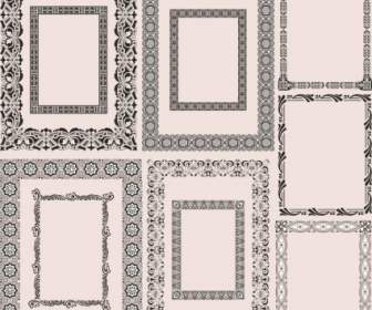 Classic Floral Frame Vector