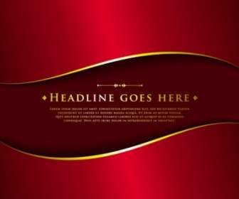 Classic Luxury Red Background Vector