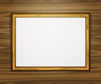 Classic Wood Frame Vector