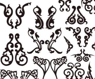 古典裝飾紋樣免費向量圖形