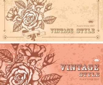 Classical Flower Lace Pattern Vector