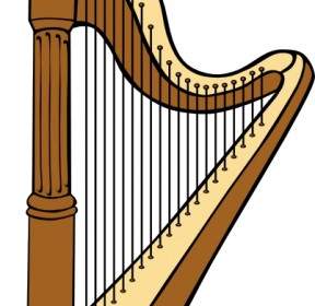Klassische Harfe ClipArt
