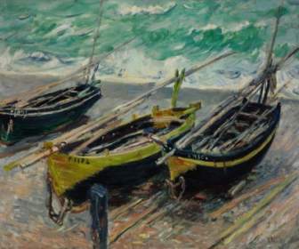 Claude Monet Painting Oil On Canvas