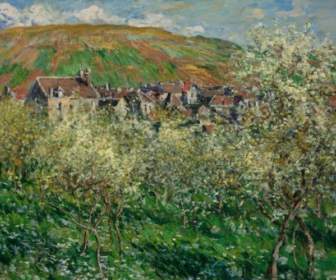 Claude Monet Painting Oil On Canvas