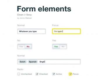 Clean And Charming Form Elements