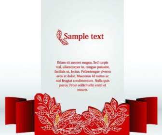 Clip Style Text Template Vector