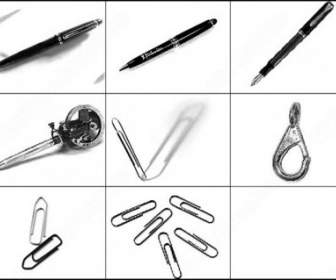 Clips And Pen Brush
