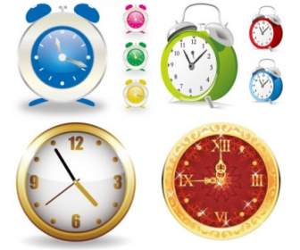 Vector De Reloj Alarma