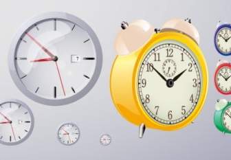 Vector De Reloj Alarma