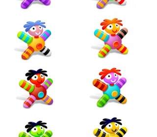 Cloth Dolls Icons Icons Pack