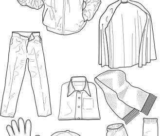 ملابس جوارب مخطط السراويل سترة قصاصة فنية