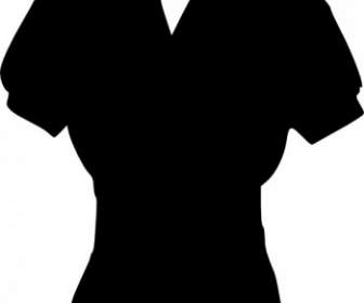 Quần áo Phụ Nữ Dễ Thương Blouse Clip Nghệ Thuật
