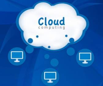 Cloud Computing Vector Illustration
