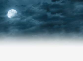 Luna Notte Nuvoloso
