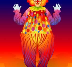 Vector Illustrator Clown