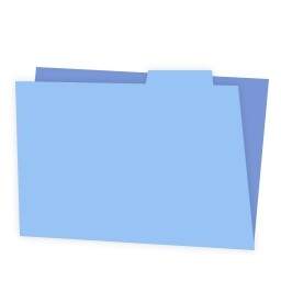 Cm Folder Blue
