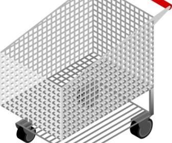 Cm Isometric Shopping Cart Empty