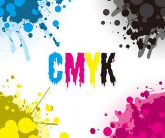 CMYK цвет векторного фона