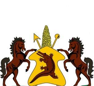 Wappen Von Lesotho-ClipArt
