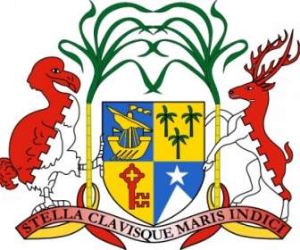 Wappen Von Mauritius-ClipArt