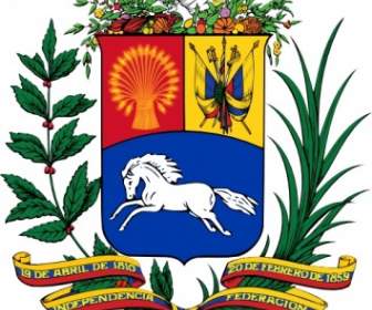 Wappen Von Venezuela-ClipArt