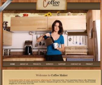 Kaffeemaschine-Vorlage