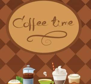 Vector De Tiempo De Café
