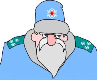 Oberst Frost Russischen Militärischen Santa Claus
