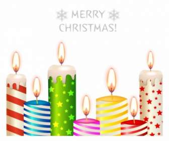 lilin Natal warna