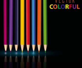 Bleistift Farbvektor