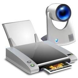 Color Printer And Webcam