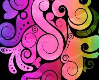 Colorful Abstract Vector Element