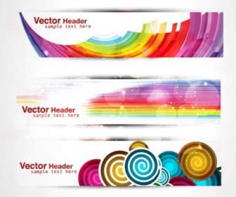 Colorful Banners Vector Geometry