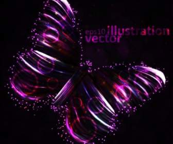 Vector Colorida Mariposa