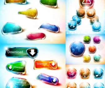 Colorful Buttons Vector Dream