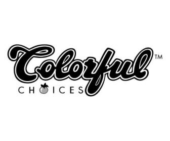 Opções Coloridas