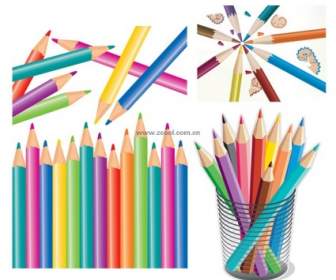 Colorful Color Pencil Vector