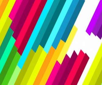 다채로운 대각선 줄무늬 벡터 패턴