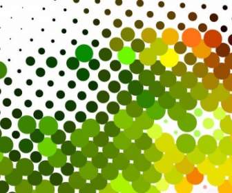 titik-titik berwarna-warni latar belakang vektor grafis