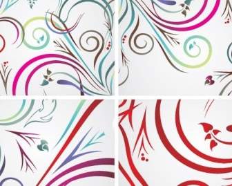 Colorful Floral Backrounds
