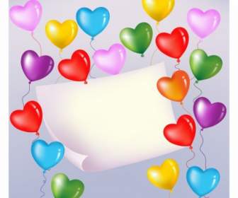 Colorful Heart Shaped Balloons