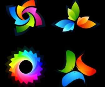 Colorful Logotype Set